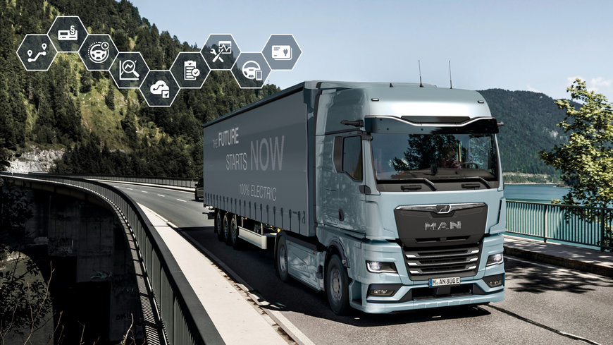 MAN eTruck enthält standardmäßig ein Paket von MAN DigitalServices